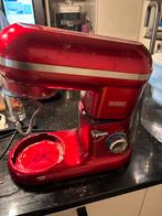 Bourgini Keukenmachine/Deegmixer - Rood, 4 liter of meer, Ophalen of Verzenden, Gebruikt, 3 snelheden of meer