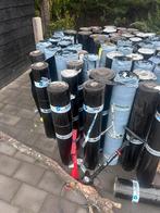 Dakrollen onderlaag.  En bitumen rol met minerale, Doe-het-zelf en Verbouw, Dakpannen en Dakbedekking, Overige materialen, Zwart