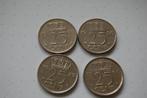 MUNTEN van 25 cent  uit NEDERLAND, Ophalen of Verzenden, Koningin Juliana, 25 cent, Losse munt
