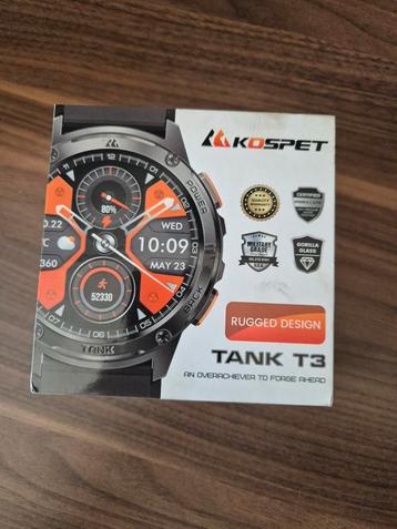 Kospet Tank T3 smartwatch beschikbaar voor biedingen