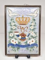 Cloisonné tegel Maria Christina De Porceleyne Fles Delft., Ophalen of Verzenden