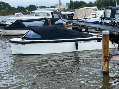Admiral T19 polyester sloep 20 pk, Watersport en Boten, Sloepen, 10 tot 30 pk, 3 tot 6 meter, Buitenboordmotor, Benzine, Polyester