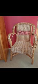 Rietenstoel., Huis en Inrichting, Stoelen, Overige kleuren, Riet of Rotan, Ophalen of Verzenden, Zo goed als nieuw