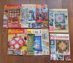 CREATIEF met PATCHWORK 11 stuks €9 met los patronenblad, Boeken, Hobby en Vrije tijd, Ophalen of Verzenden, Zo goed als nieuw