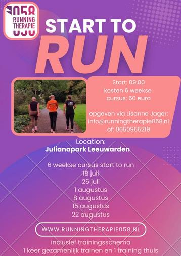 Start to Run in Leeuwarden Julianapark beschikbaar voor biedingen
