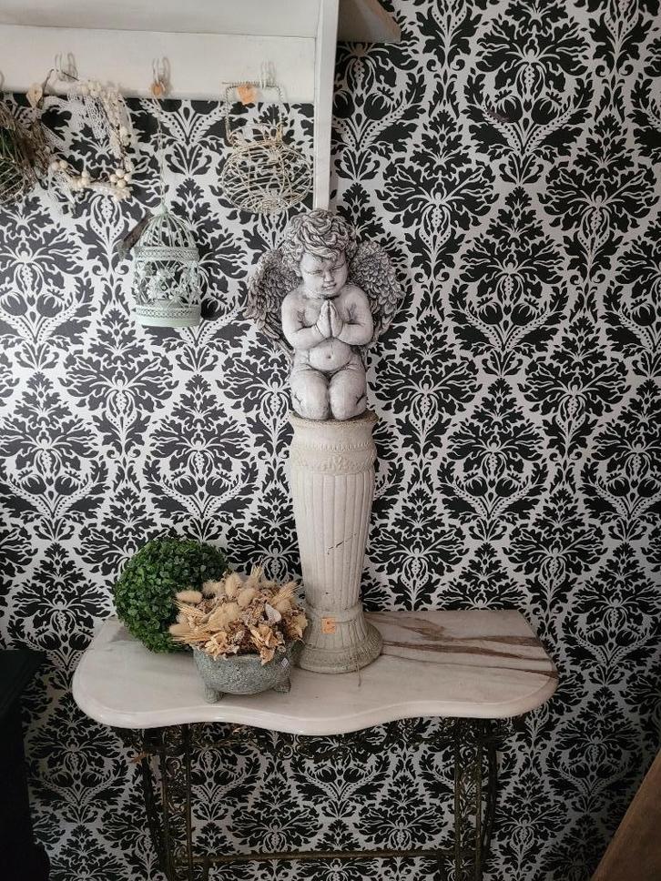 oudere betonnen pilaar foto 1 en 2 hoogte 43 cm, Huis en Inrichting, Woonaccessoires | Zuilen en Pilaren, Zo goed als nieuw, Ophalen of Verzenden