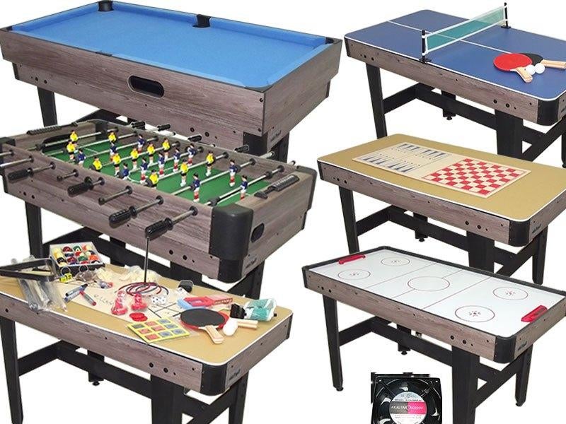 Toptable multi-fun-wood 16 in 1 met 220v-fan, Ophalen of Verzenden, Nieuw, Pooltafel