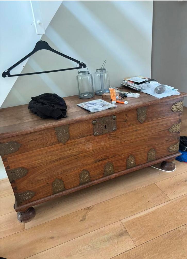 Unieke antieke kist, Antiek en Kunst, Antiek | Overige Antiek, Ophalen