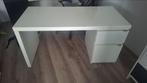Wit IKEA bureau, Huis en Inrichting, Bureaus, Ophalen, Gebruikt