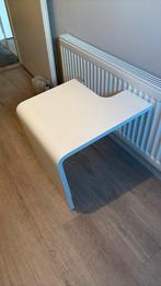 Auping zijtafel links en rechts 41,5 hoog, Ophalen, 90 cm, Eenpersoons, Wit