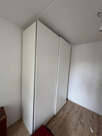 Ikea PAX HASVIK schuifdeuren wit kast