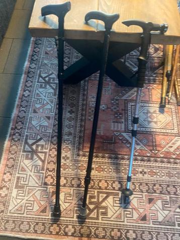 wandelstokken vintage en nieuwe beschikbaar voor biedingen