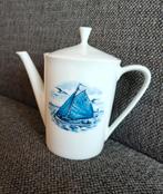 Vintage Bavaria Theepot Delfts Blauw Zeilschip, Antiek en Kunst, Ophalen of Verzenden