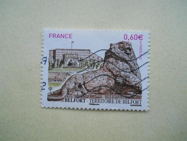 Frankrijk 2012 Lion de Belfort-Bartholdi Yv.4697 gestempeld, Postzegels en Munten, Postzegels | Europa | Frankrijk, Gestempeld