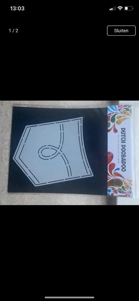 Nieuw: dutch doobadoo jeans pocket, Hobby en Vrije tijd, Scrapbooking, Nieuw, Ophalen