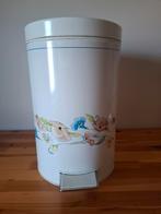 Brabantia pedaalemmer met bloemen, Ophalen of Verzenden, Gebruikt