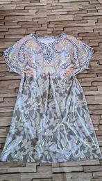 BIANCA Fleurige Travelstof Pastel Zomerjurk maat 48, Kleding | Dames, Grote Maten, Bianca, Overige kleuren, Verzenden, Jurk