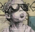 BANKSY : lithografie meet certificaat, Ophalen of Verzenden