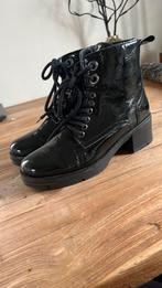 Dames veterboots lak zwart 39, Kleding | Dames, Schoenen, Zwart, Lage of Enkellaarzen, Ophalen of Verzenden, Zo goed als nieuw