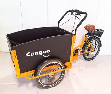 Cangoo elektrische bakfiets met GARANTIE + NIEUWE accu beschikbaar voor biedingen