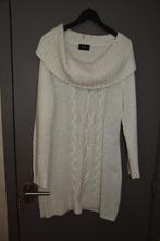 Lange witte trui met brede kraag - Clockhoiuse - 2xl, Wit, Maat 46/48 (XL) of groter, Ophalen of Verzenden, Clockhouse