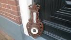 Antiek weerstation Barometer thermometer houtsnijwerk, Antiek en Kunst, Antiek | Woonaccessoires, Ophalen of Verzenden