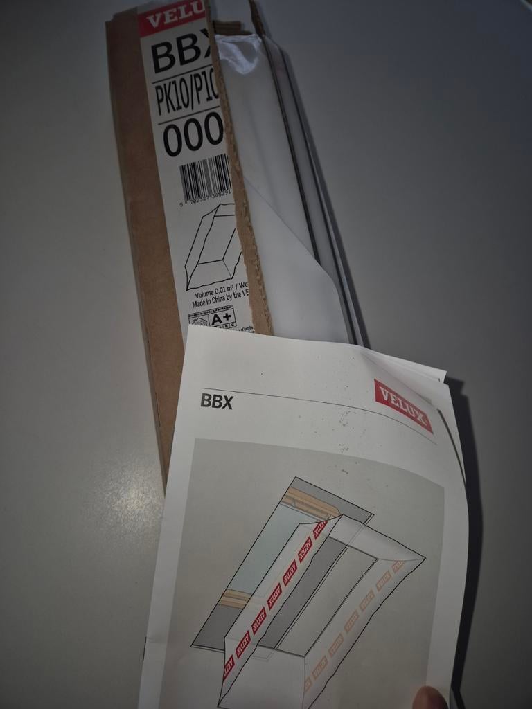 Velux BBX Luchtdicht Manchet PK10/P10, Minder dan 80 cm, Overige typen, Minder dan 200 cm, Nieuw