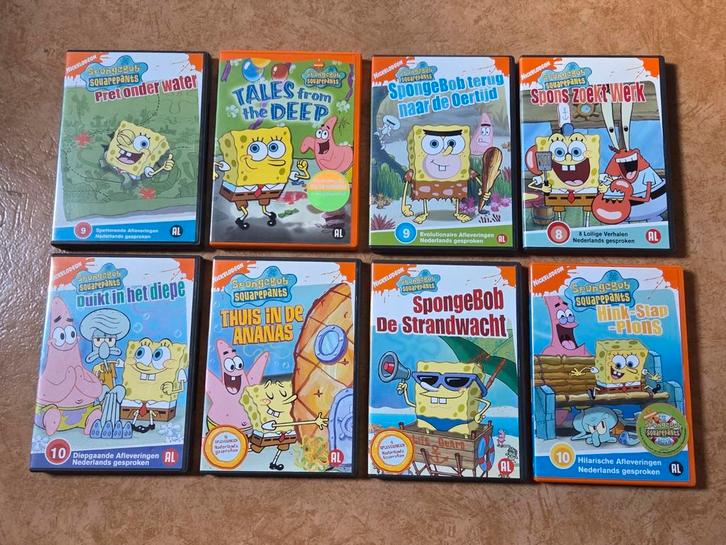 Spongebob Squarepants DVD Collectie - 8 dvds, Cd's en Dvd's, Dvd's | Kinderen en Jeugd, Zo goed als nieuw, Film, Komedie, Boxset