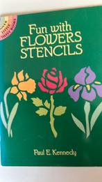 Fun with flower stencils - sjablonen bloemen, Ophalen of Verzenden, Gebruikt, Overige typen