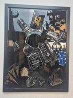 Jack Daniel's Black & Gold Art – Epoxy Resin Schilderij, Antiek en Kunst, Ophalen of Verzenden