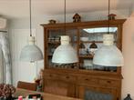 3 hanglampen met verbindingsstrip diameter 30cm, Huis en Inrichting, Ophalen, Zo goed als nieuw