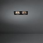 Trimless Dubbel QR7 inbouwspots, inclusief gratis stucframe!, Metaal of Aluminium, Ophalen of Verzenden, Plafondspot of Wandspot