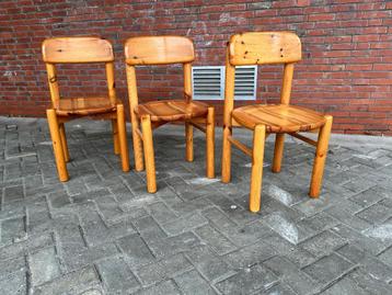 3x Vintage Eetkamerstoel Grenenhout - Rainer Daumiller beschikbaar voor biedingen