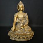 Medicijn boeddha beeld – brons – 32cm hoog – india, Ophalen of Verzenden, Nieuw
