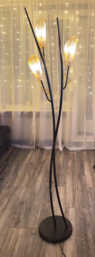 Vintage Italian hand made kamerlamp am luce srl, Huis en Inrichting, Lampen | Tafellampen, Gebruikt, 75 cm of meer, Ophalen