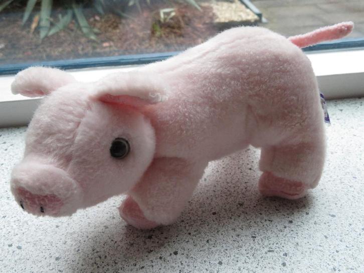 Velours Varken varkentje big biggetje van Kuschelwuschel, Kinderen en Baby's, Speelgoed | Knuffels en Pluche, Zo goed als nieuw