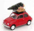 Fiat 500 L 1968 Rood  KERSTMIS EDITIE 1:18 NOREV ref. 187779