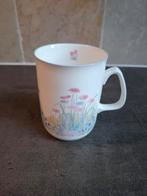 Vintage "Rose of England" mok met bloemmotief., Ophalen of Verzenden