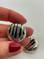 Z866 Prachtige zilveren clip oorbellen, Ophalen of Verzenden, X, Zilver, Zilver