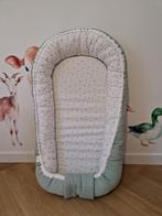 Prachtig handgemaakt babynest van mintgroene wafelstof, Kinderen en Baby's, Babywiegjes en Ledikanten, Ophalen of Verzenden, Gebruikt