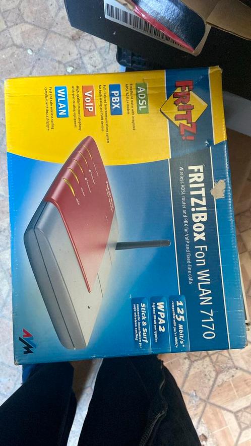 AVM FRITZ!Box 7170, Int nieuw in doos 3stuks, Computers en Software, Routers en Modems, Zo goed als nieuw, Verzenden