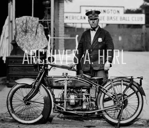 Henderson 4 DeLuxe Police Department version 80ci 1300cc 192, Verzamelen, Foto's en Prenten, Nieuw, Foto, Overige onderwerpen