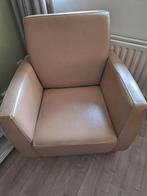 Leren fauteuil, Huis en Inrichting, Fauteuils, Ophalen, Zo goed als nieuw, 50 tot 75 cm, Leer