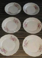 Oud servies met roosjes en zwaluwen, Ophalen of Verzenden