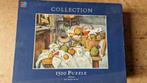 1500 de keukentafel Paul cezanne, Hobby en Vrije tijd, Denksport en Puzzels, Ophalen of Verzenden, 500 t/m 1500 stukjes, Zo goed als nieuw