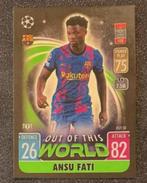 Topps MA EXTRA 21/22  OUT OF THIS WORLD  FATI  FC BARCELONA, Verzenden, Zo goed als nieuw, Plaatje