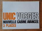 Unic Vosges folder, Ophalen of Verzenden, Zo goed als nieuw