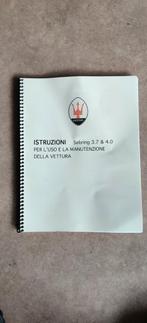 Maserati Sebring 3,7 & 4,0, Auto diversen, Handleidingen en Instructieboekjes, Ophalen of Verzenden