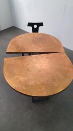 Grote messing design tafel ovaal modulair - ruw staal, Ophalen, ., Vijf personen of meer, .