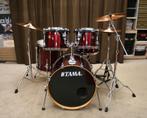 drumstel: tama superstar cherry red 22/12/13/16/14sn bekkens, Muziek en Instrumenten, Ophalen, Zo goed als nieuw, Tama, Jouwdrumstel@gmail.com